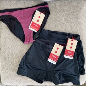 3 pairs of Thinx period underwear